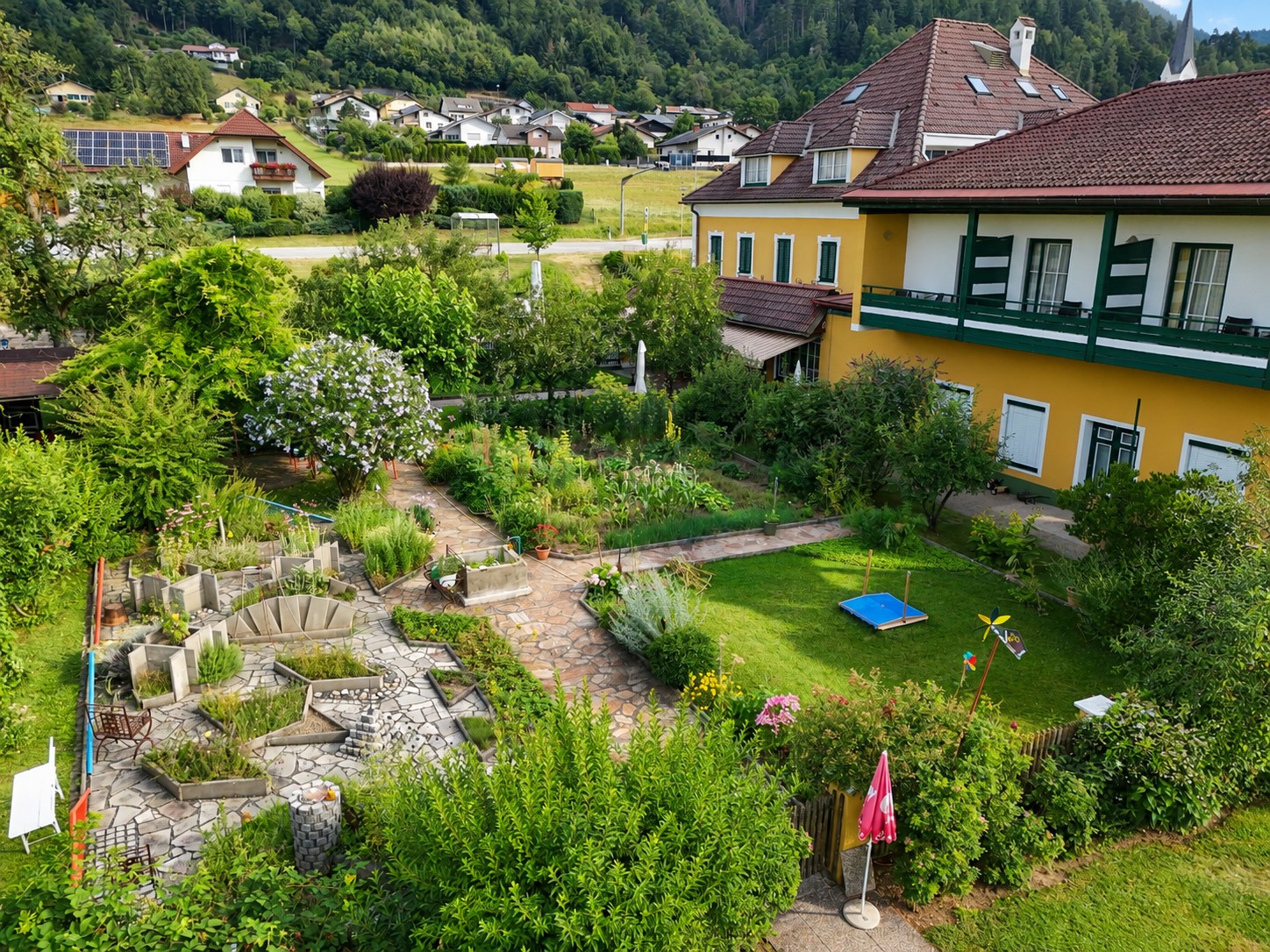 Garten des Gasthof Kurath